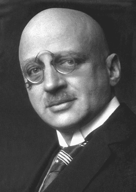 Ritratto di Fritz Haber, chimico tedesco premio Nobel