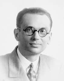 Ritratto del logico e matematico Kurt Gödel
