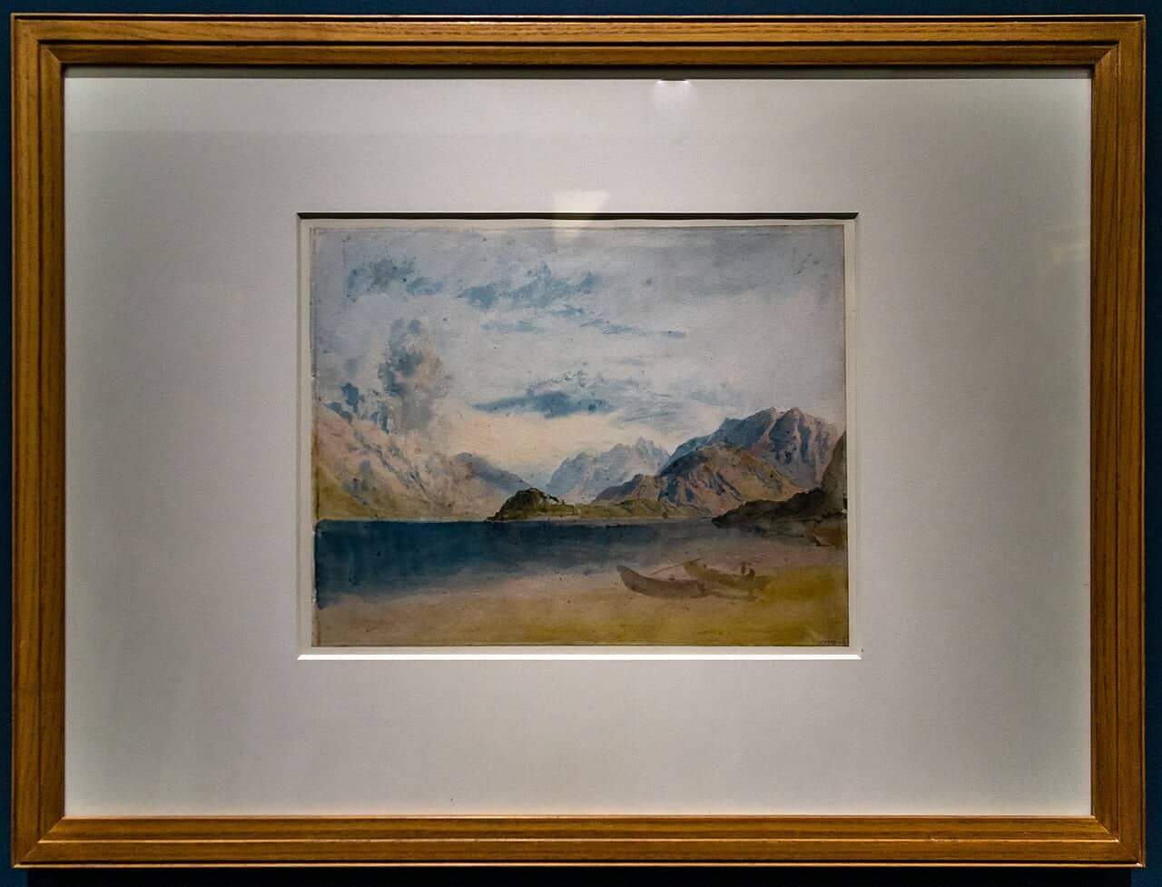 Veduta del lago di Como da Menaggio verso Bellagio dipinta da J.M.W. Turner